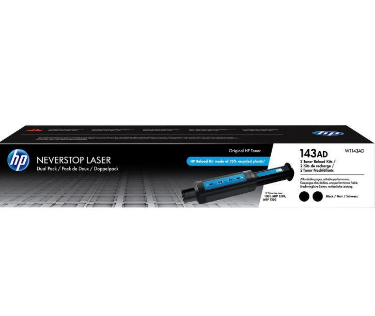 HP Neverstop MFP 1201n Black (Twinpack) Toner Cartridge