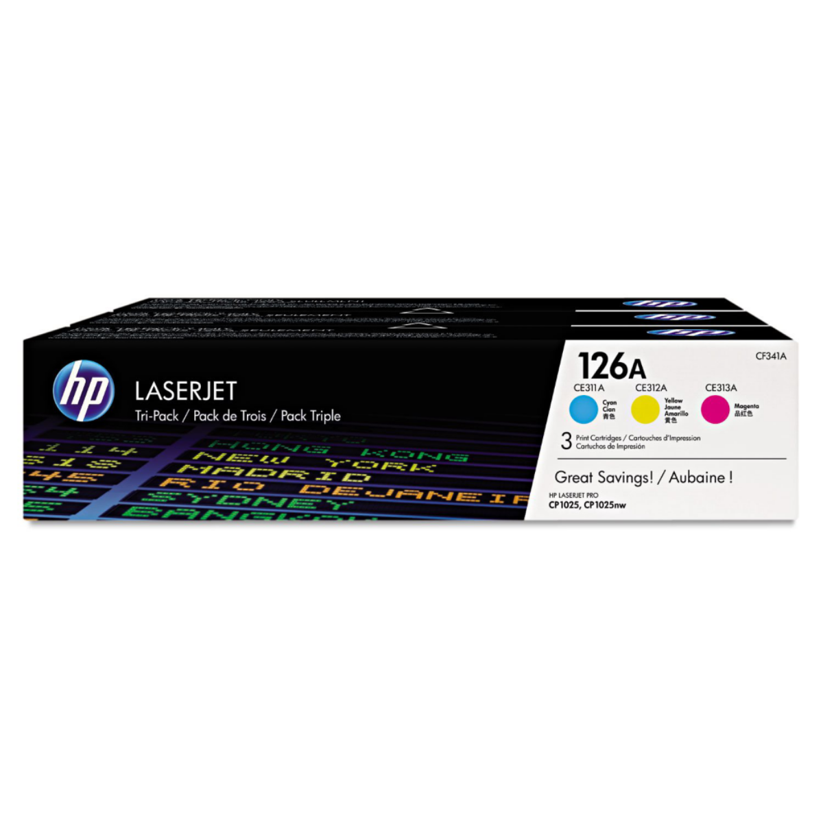 HP 126A Standard Capacity Colour Toner Cartridge Multipack - CF341A