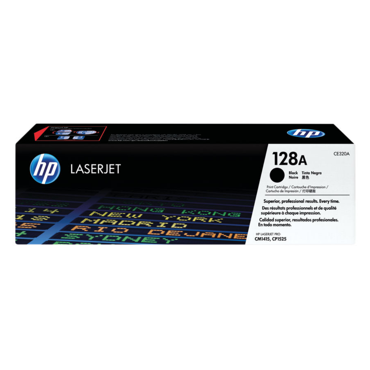 HP 128A Standard Capacity Black Toner Cartridge - CE320A