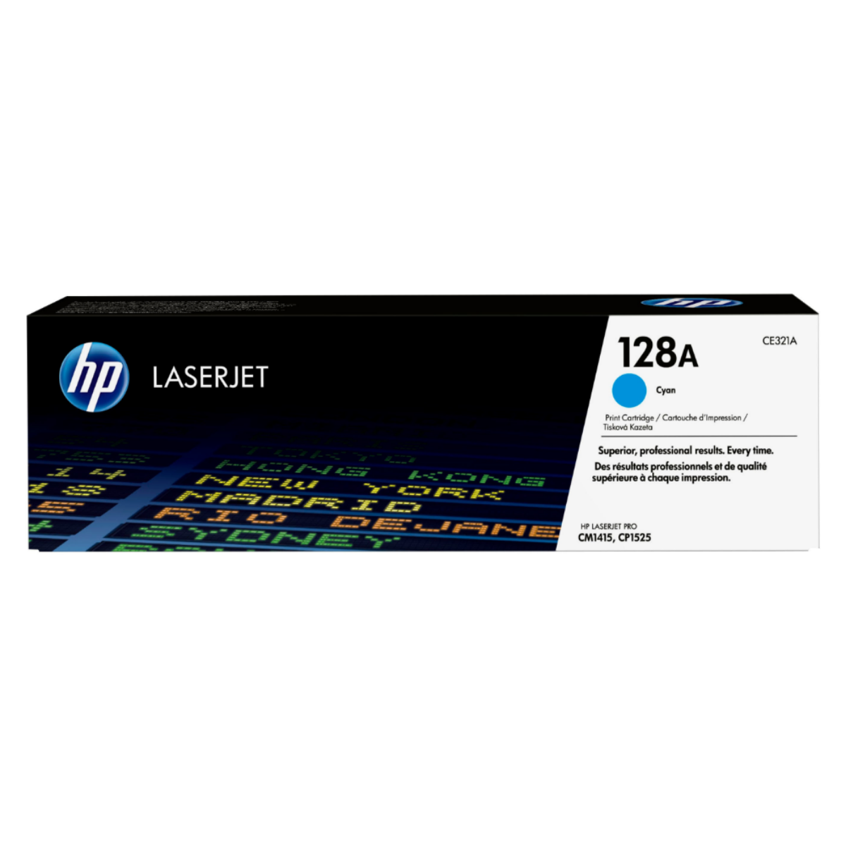 HP 128A Standard Capacity Cyan Toner Cartridges - CE321A