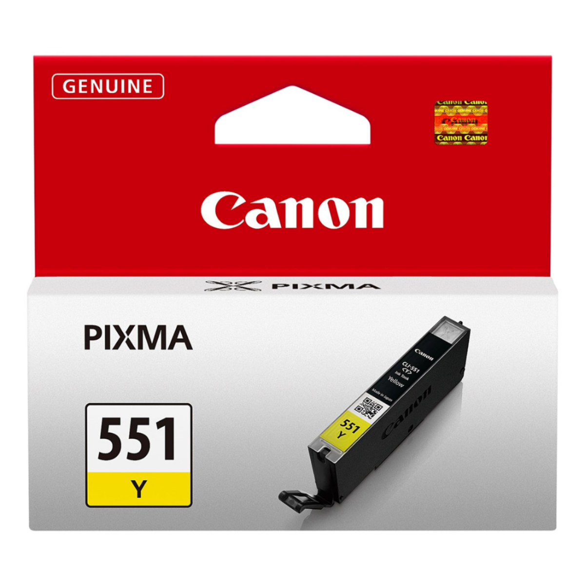 Canon CLI-551 Yellow Standard Capacity Ink Cartridge 7ml - 6511B001