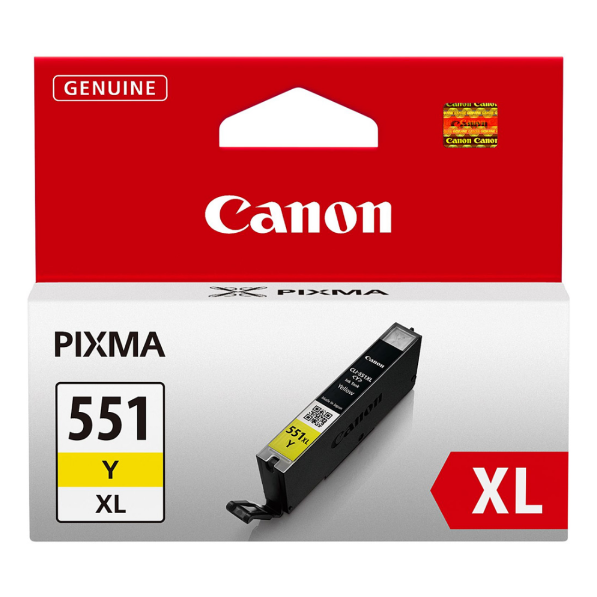 Canon CLI-551XL Yellow High Yield Ink Cartridge 11ml - 6446B001