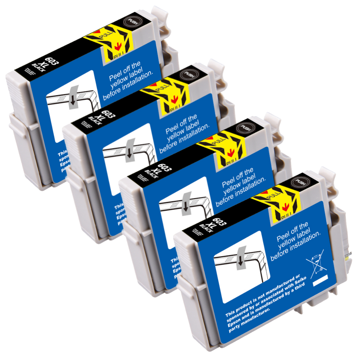 Compatible Epson Expression Home XP-4150 High Capacity Black Multipack Ink Cartridges