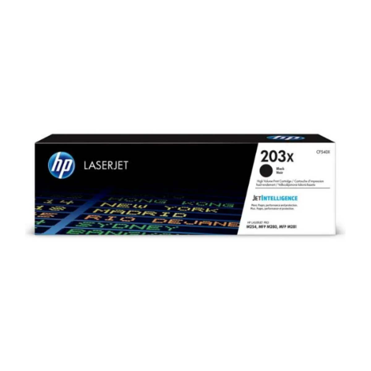 OEM HP 203X High Capacity Black Toner Cartridge - CF540X