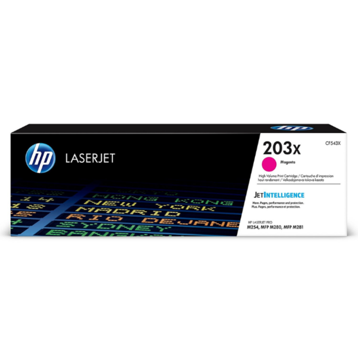 OEM HP 203X High Capacity Black Toner Cartridge - CF543X