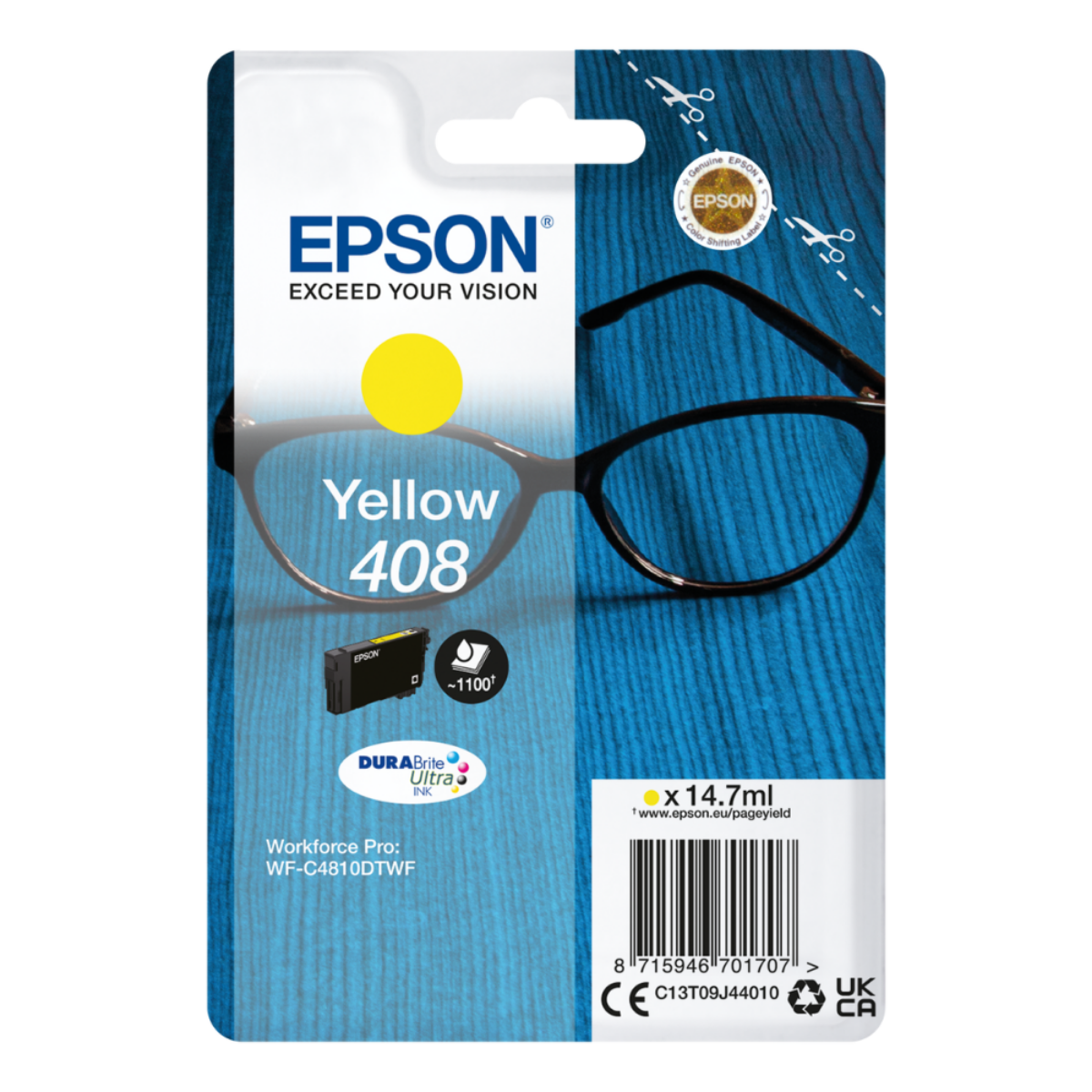 Epson WorkForce Pro WF-C4310DW Yellow Ink Cartridge