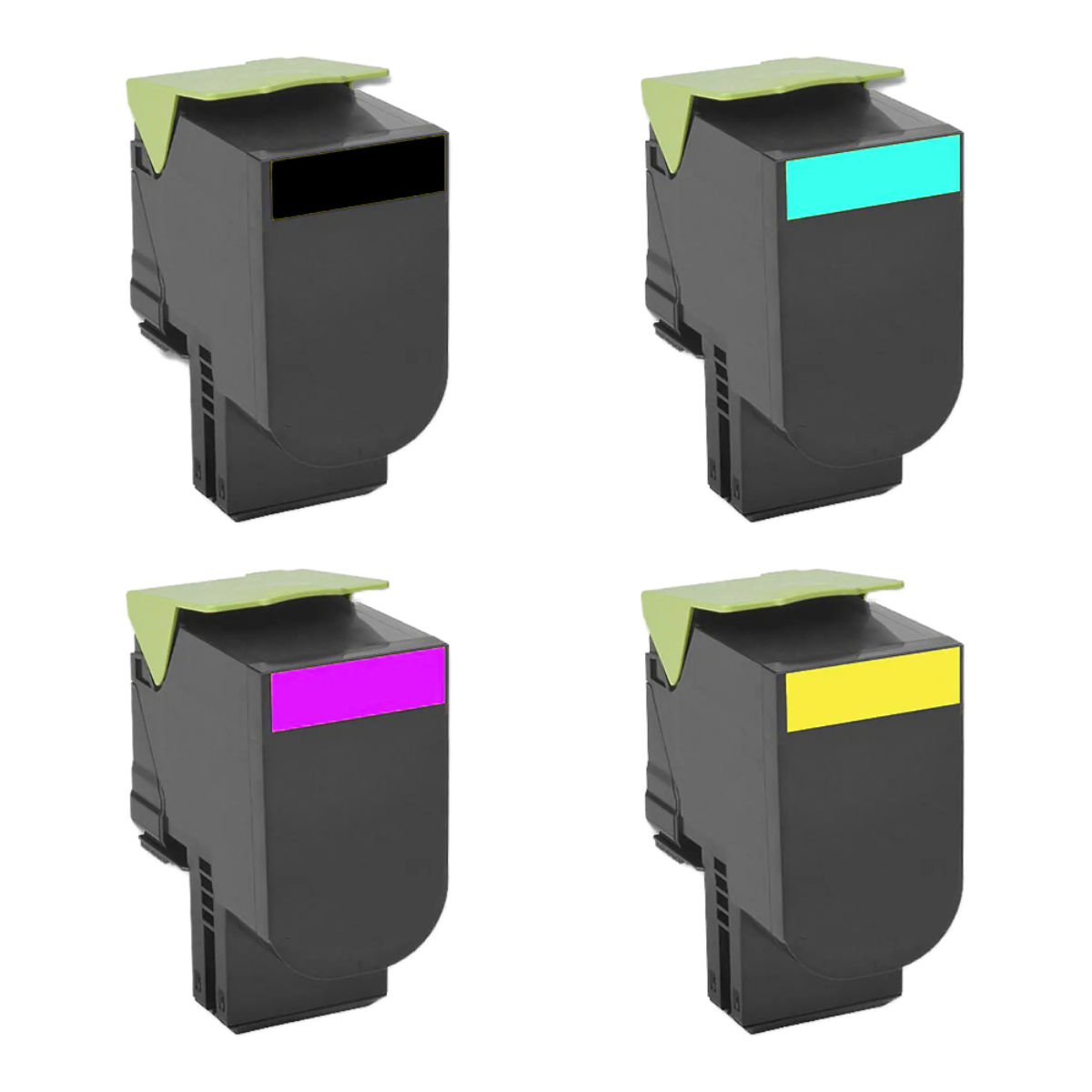 Compatible Lexmark 802 Multipack Toner Cartridges