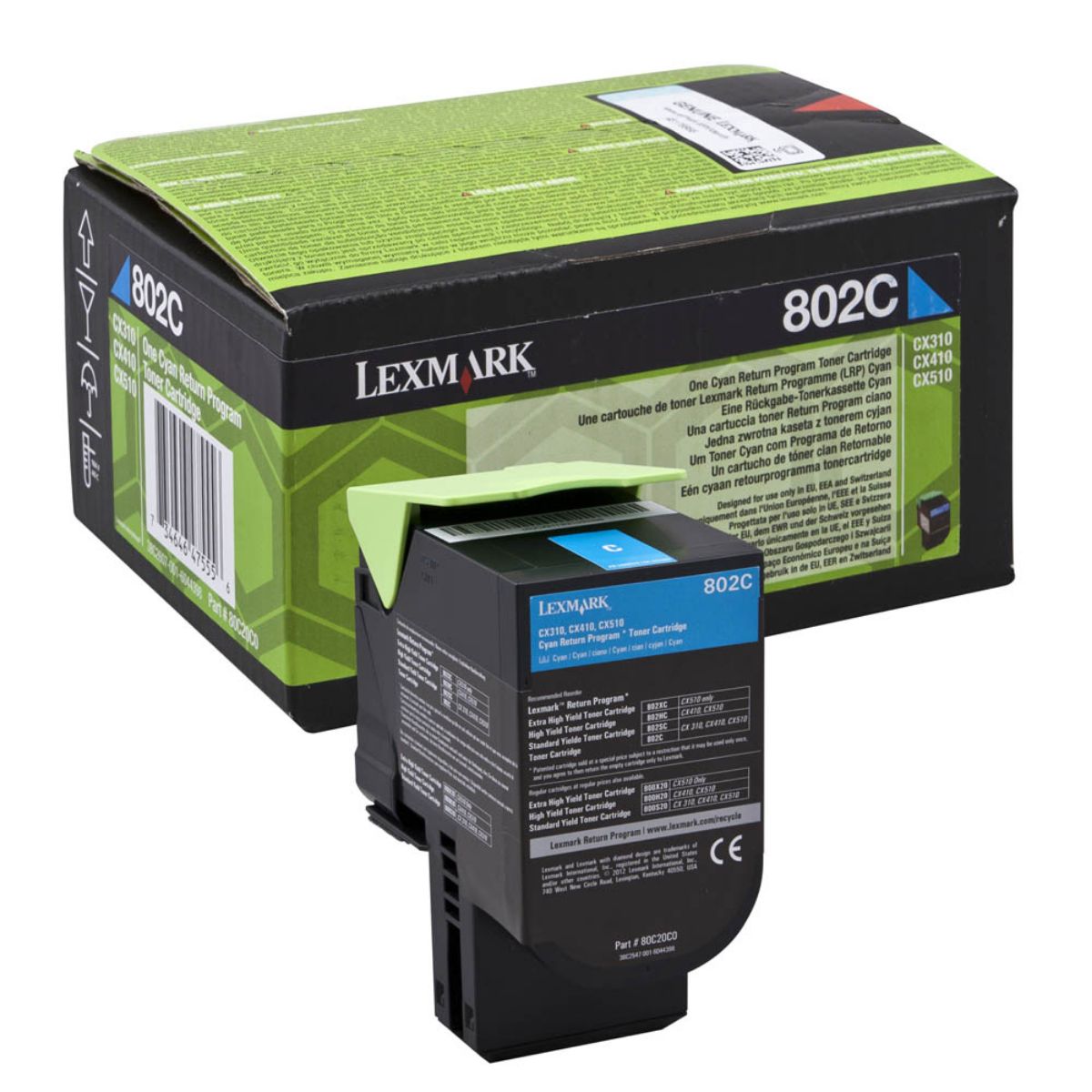 Lexmark CX410dte Cyan Toner Cartridge