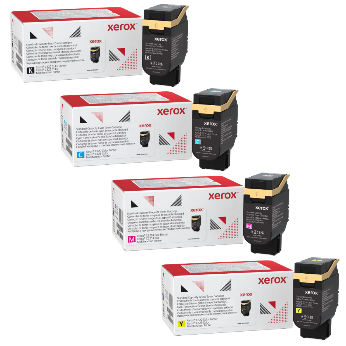 OEM Xerox C325 Multipack Toner Cartridges