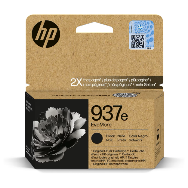 Picture of OEM HP Officejet Pro 9122e High Capacity Black Ink Cartridge