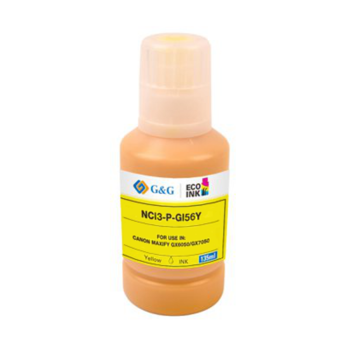 Compatible Canon GI-56 Yellow Ink Bottle