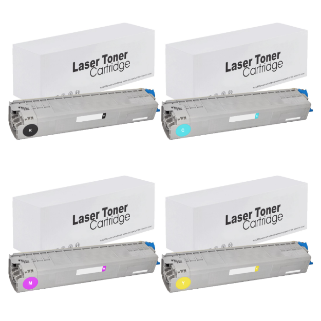 Picture of Compatible Oki C841n Multipack Toner Cartridges