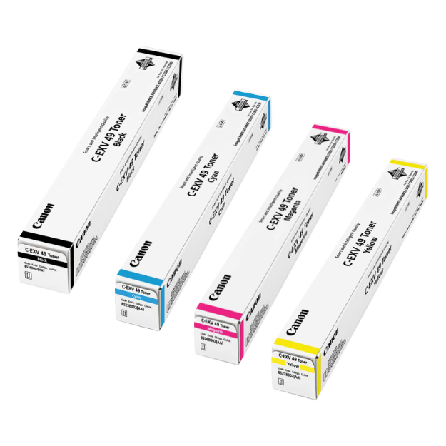 Picture of Genuine Canon C-EXV49 Multipack Toner Cartridges