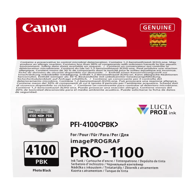 Picture of OEM Canon PFI-4100 Photo Black Ink Cartridge