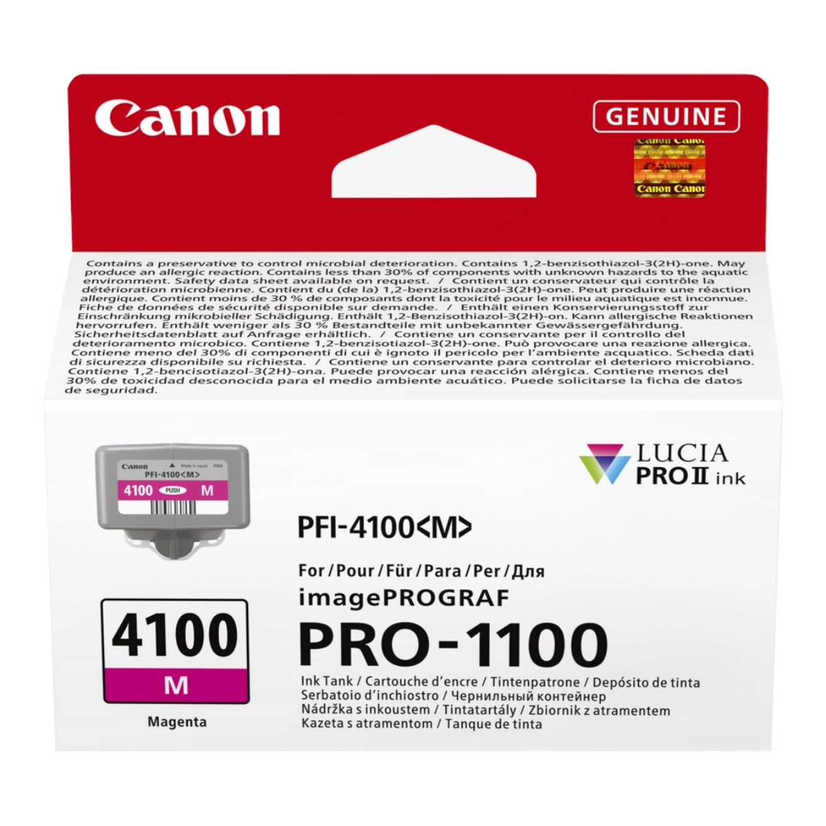 OEM Canon ImagePROGRAF Pro-1100 Magenta Ink Cartridge