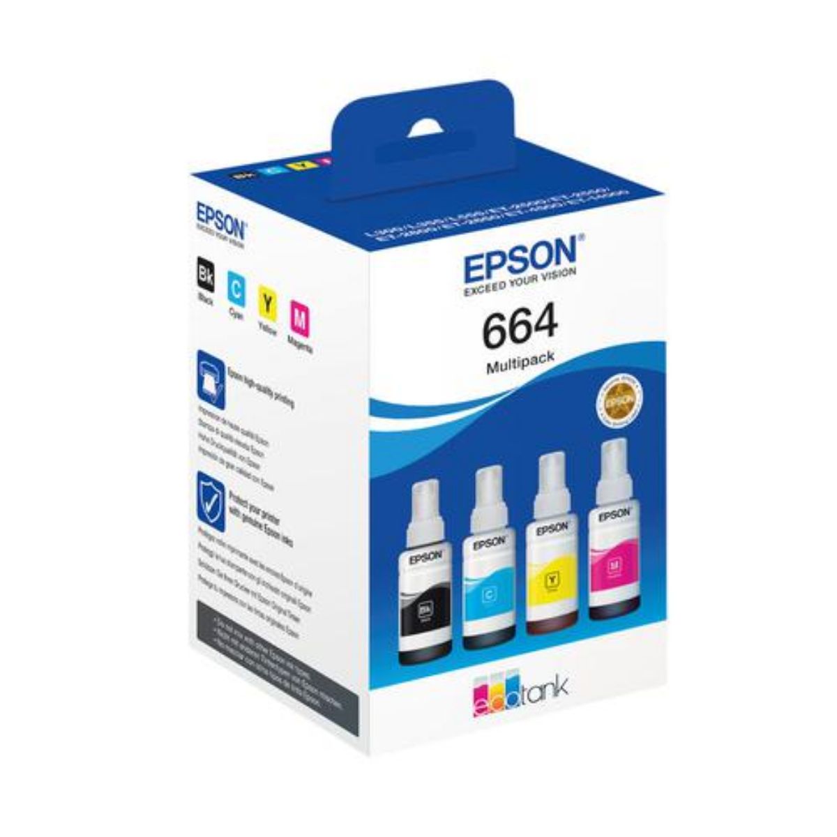 Genuine  Epson EcoTank ET-4500 Ink Bottle Multipack