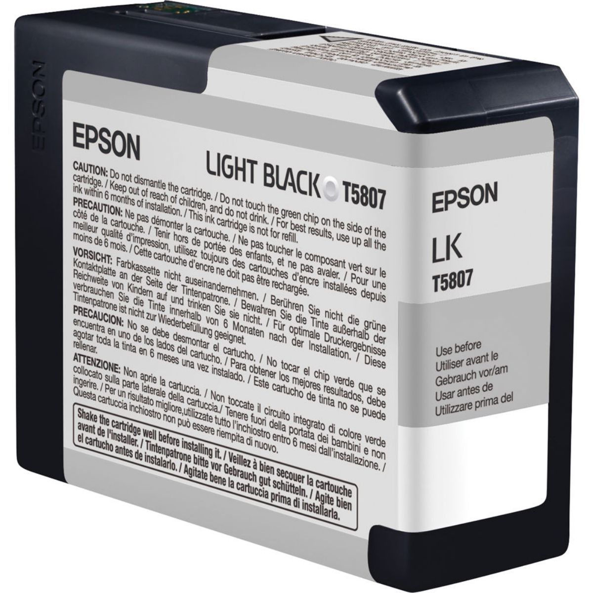 Epson T5807 Light Black Ink Cartridge 80ml - C13T580700