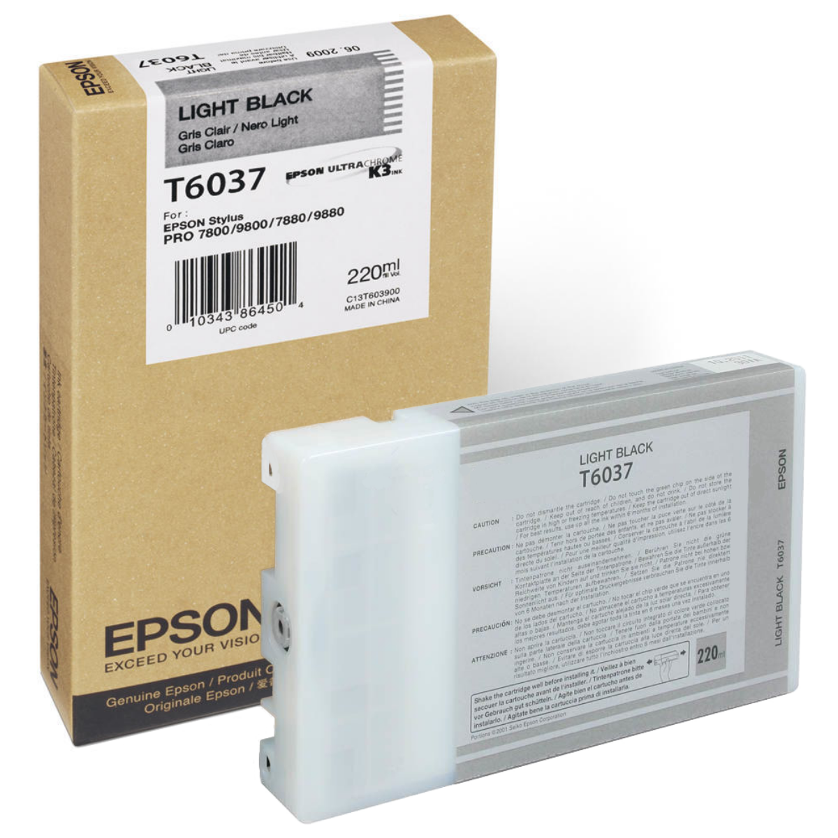 Epson Stylus Pro 9800 Light Black Ink Cartridge