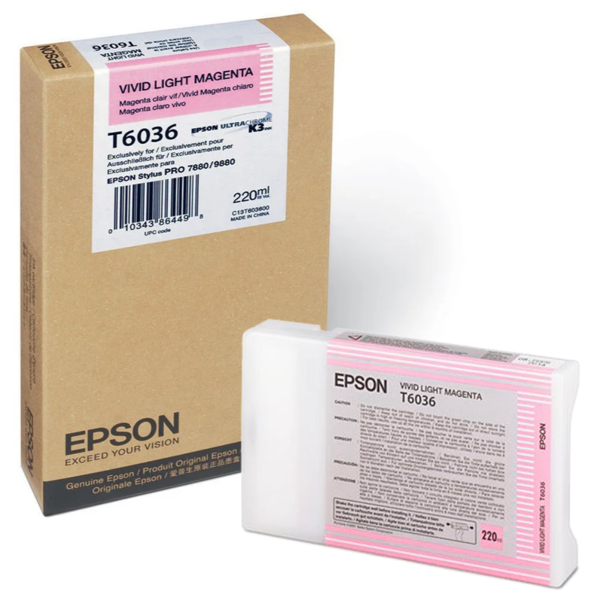 Epson Stylus Pro 9880 Vivid Light Magenta Ink Cartridge