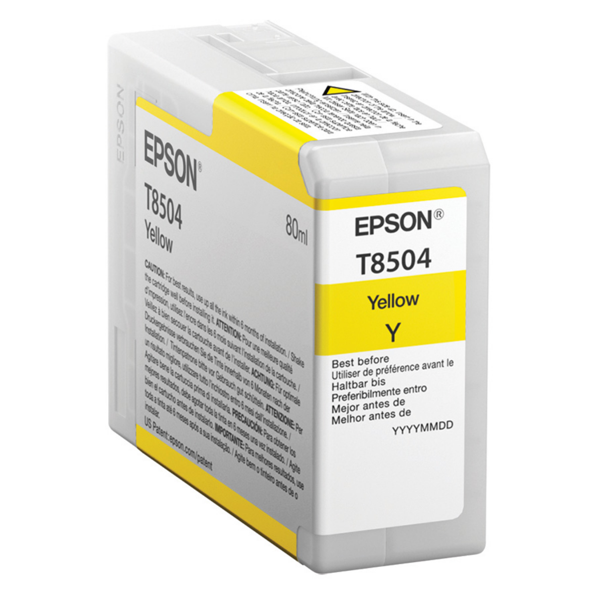 Epson T8504 Yellow Ink Cartridge 80ml - C13T850400
