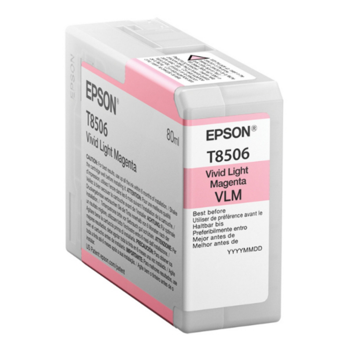 Epson T8506 Vivid Light Magenta Ink Cartridge 80ml - C13T850600
