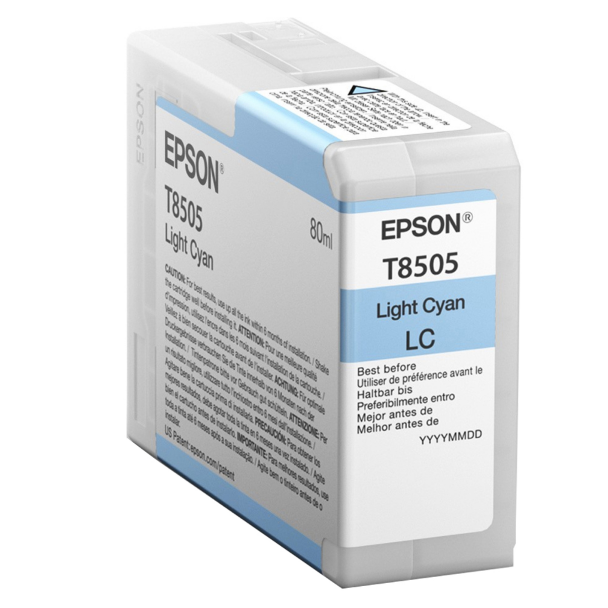 Epson T8505 Light Cyan Ink Cartridge 80ml - C13T850500