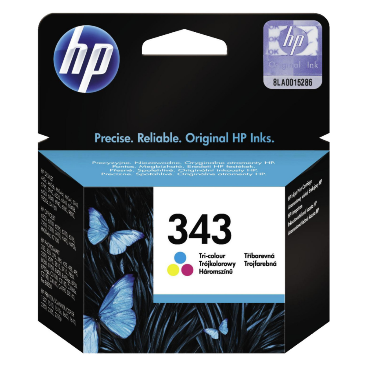 HP 343 Tricolour Standard Capacity Ink Cartridge 7ml - C8766E