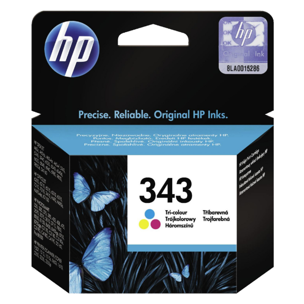 Picture of HP 343 Tricolour Standard Capacity Ink Cartridge 7ml - C8766E