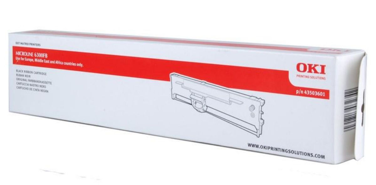 Oki ML6300FB Black Ink Ribbon (4 Million Characters)