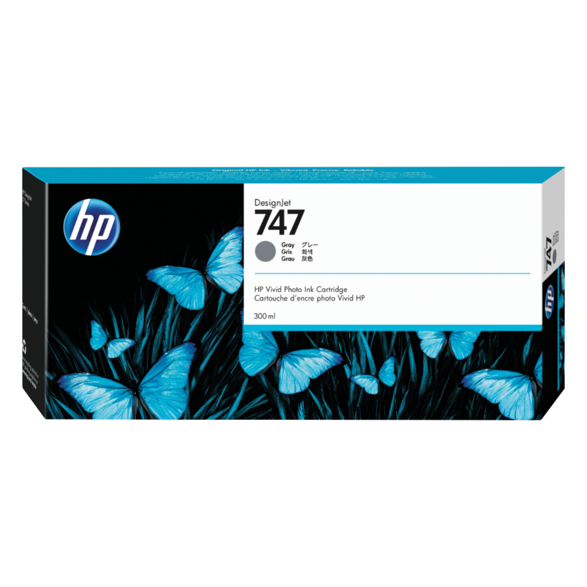 HP 747 Grey Ink Cartridge
