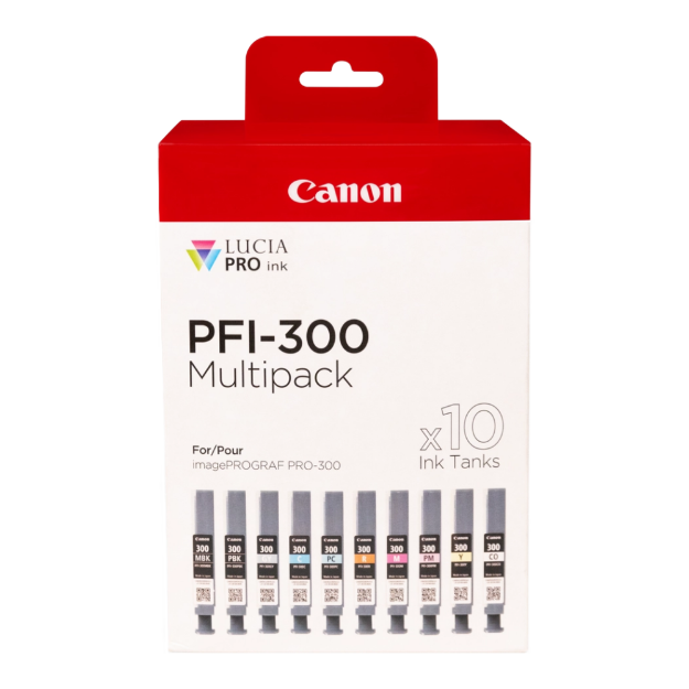 Picture of OEM Canon ImagePROGRAF PRO-300 Multipack (10 Pack) Ink Cartridges