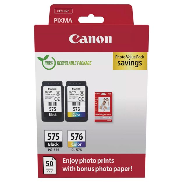 Picture of  Canon Pixma TR3751i Combo Pack Ink Cartridges