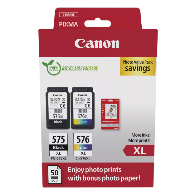 Picture of  Canon Pixma TS3550i High Capacity Combo Pack Ink Cartridges