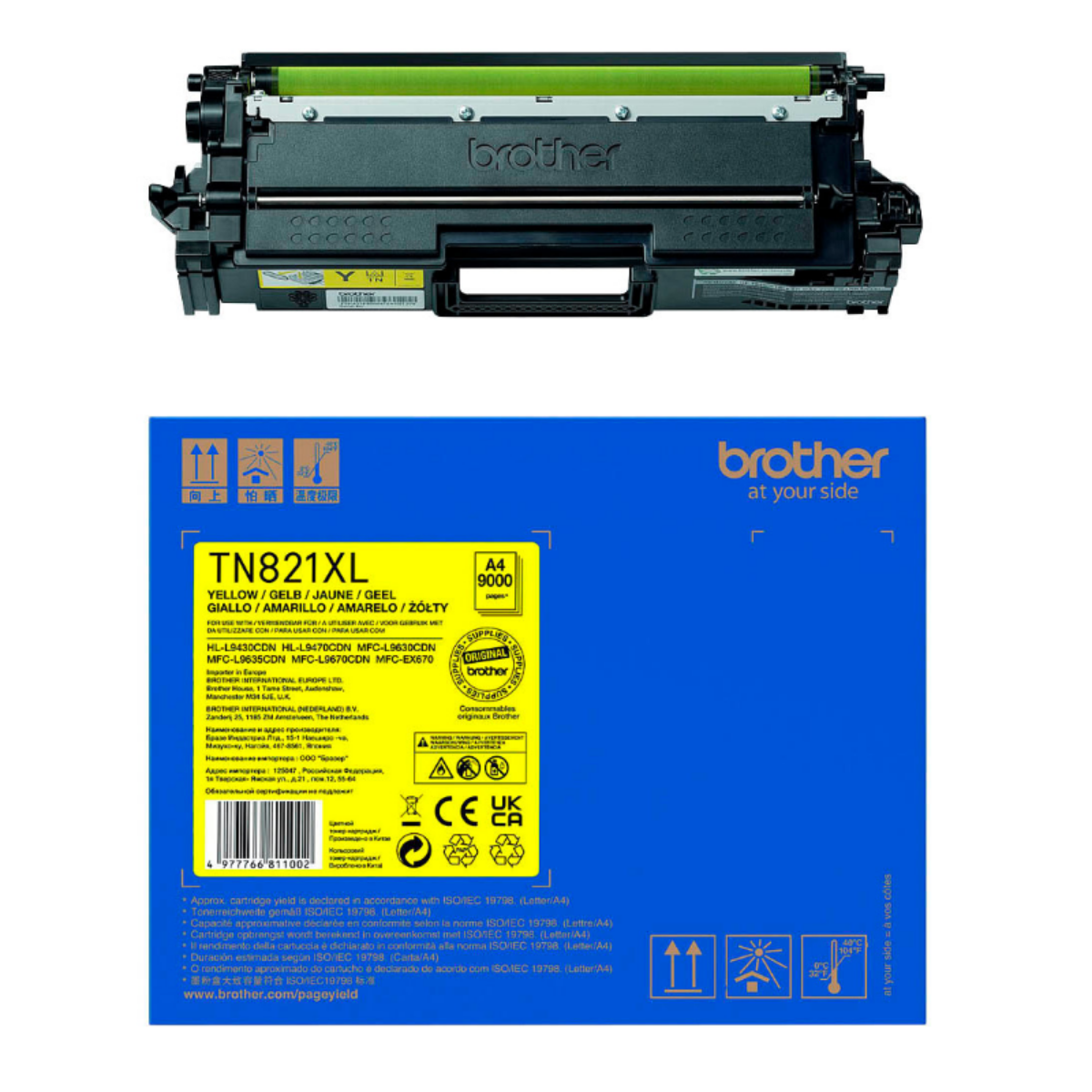 Brother MFC-L9670CDN High Capacity Yellow Toner Cartridge