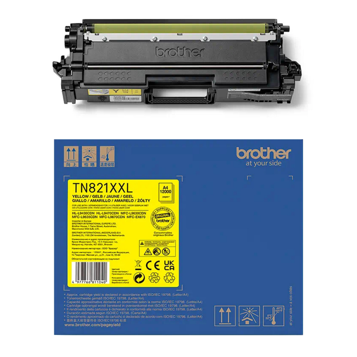 Brother MFC-L9630CDN Extra High Capacity Yellow Toner Cartridge