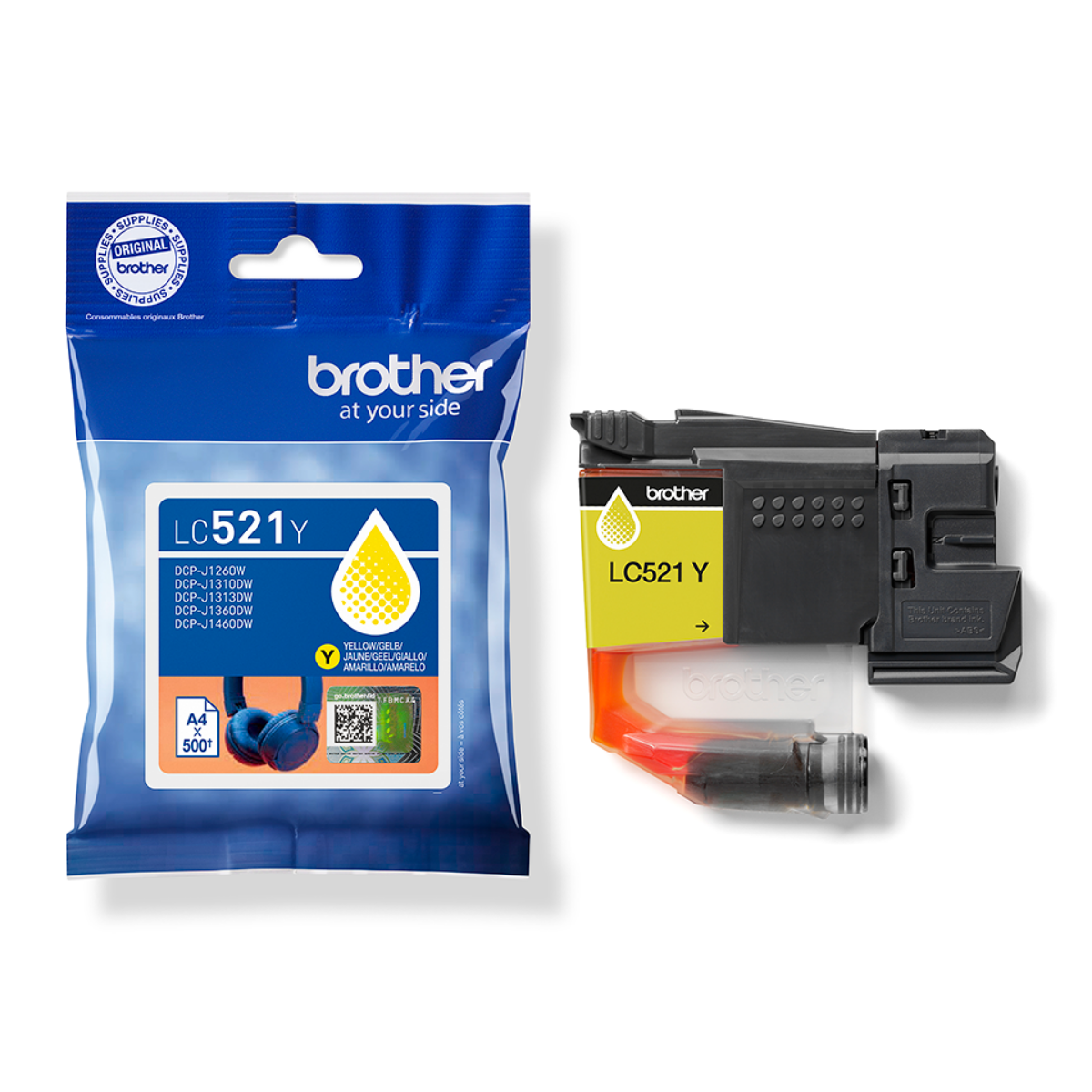 Genuine Brother DCP-J1260W Yellow Ink Cartridge