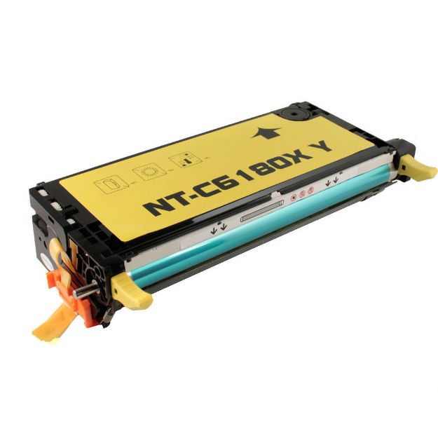 Picture of Compatible Xerox Phaser 6180DN High Capacity Yellow Toner Cartridge