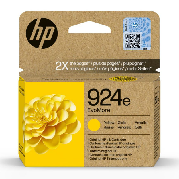 Picture of OEM HP OfficeJet Pro 8132 High Capacity Yellow Ink Cartridge