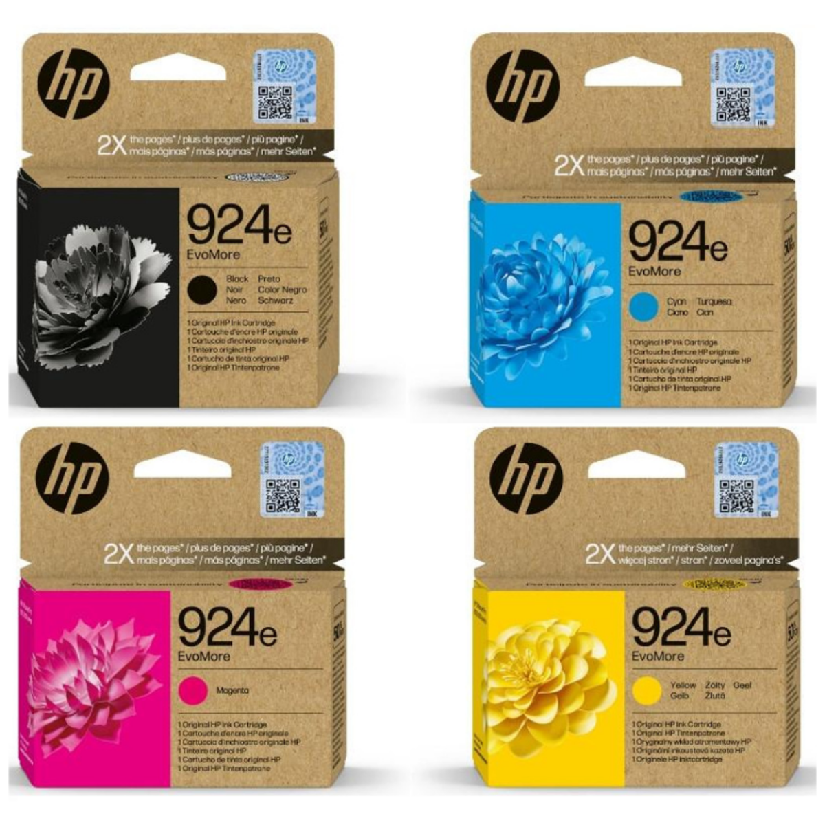 OEM HP OfficeJet Pro 8132 Multipack High Capacity Ink Cartridges