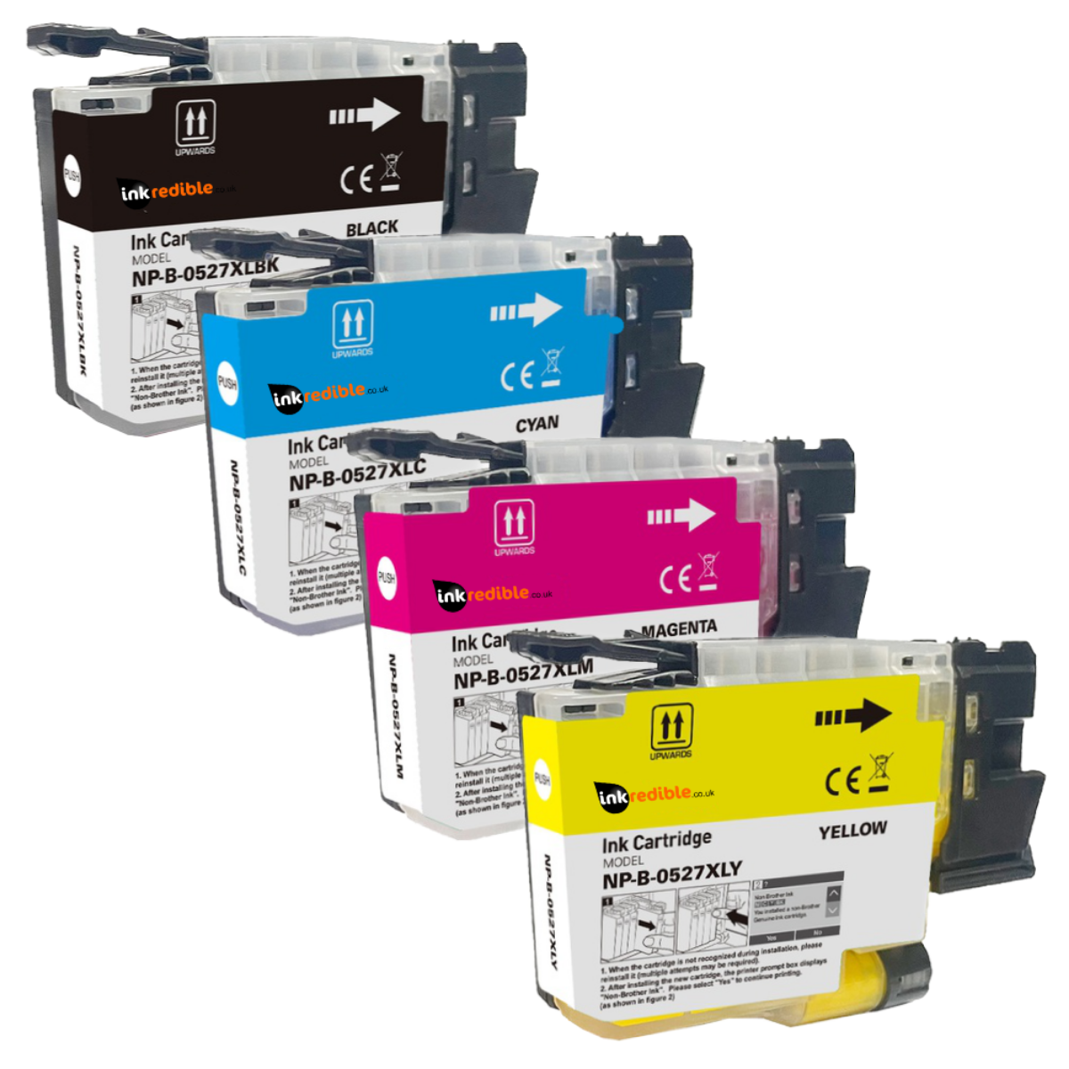 Compatible Brother LC527XL High Capacity Multipack Ink Cartridges