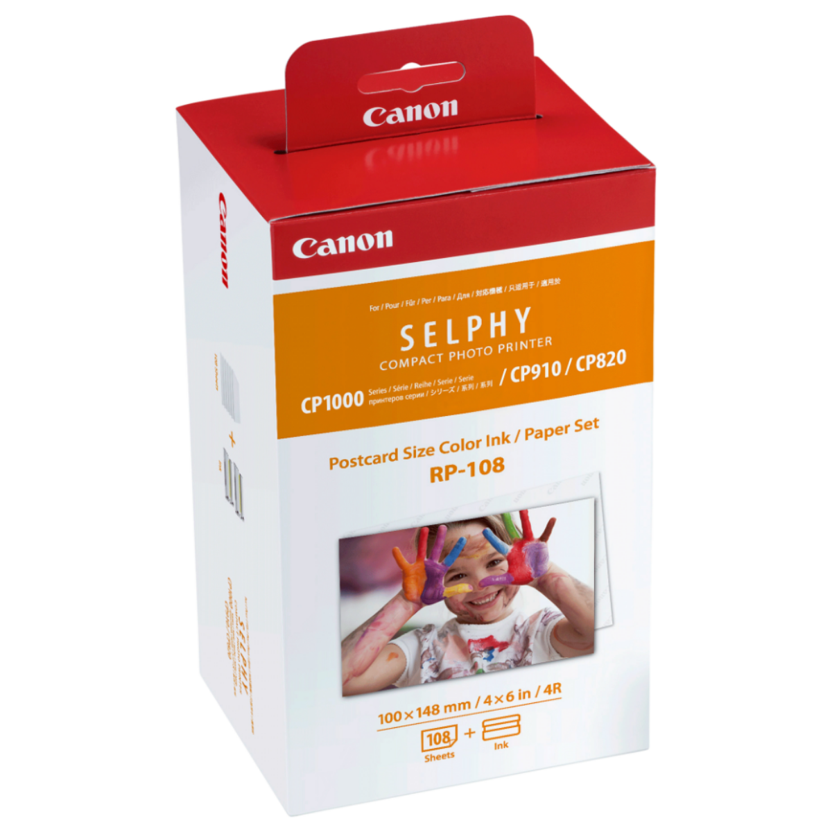 OEM Canon RP-108 Colour Ink Cartridge + Photo Paper