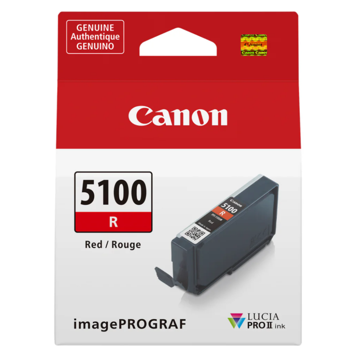 OEM Canon PFI-5100 Red Ink Cartridge
