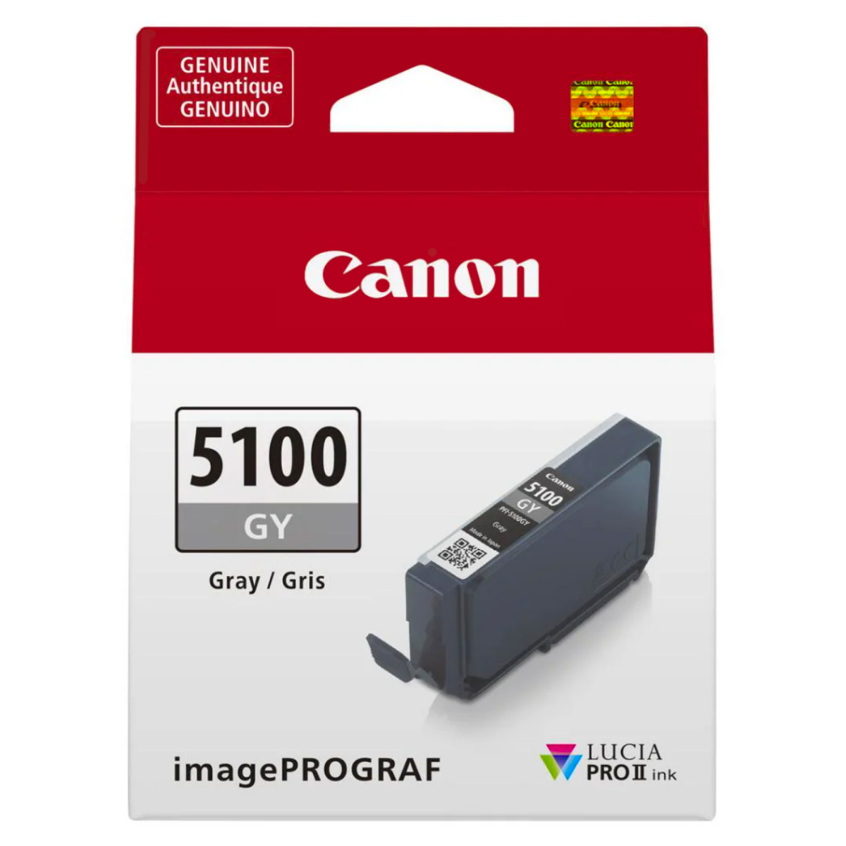 OEM Canon PFI-5100 Grey Ink Cartridge