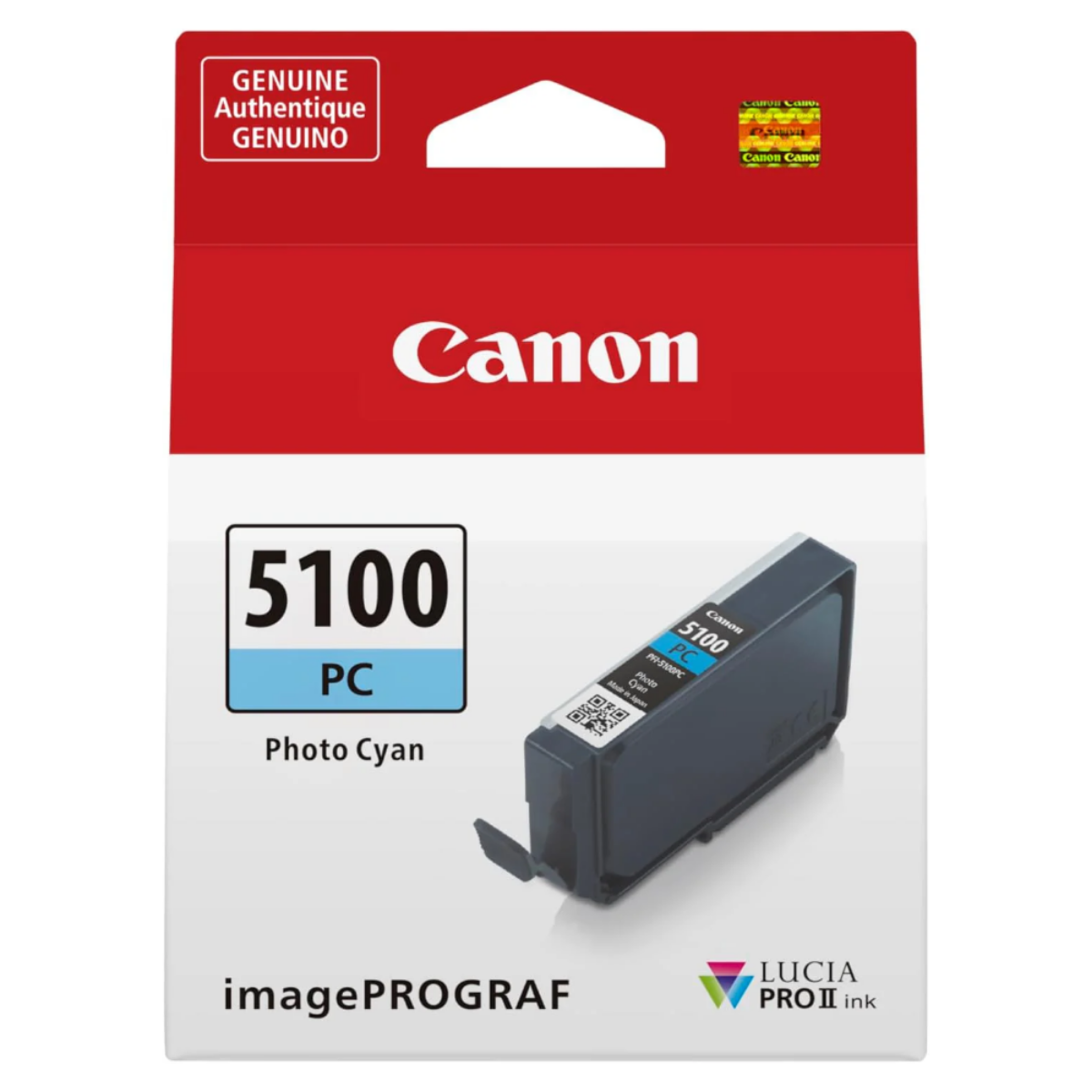 OEM Canon PFI-5100 Photo Cyan Ink Cartridge