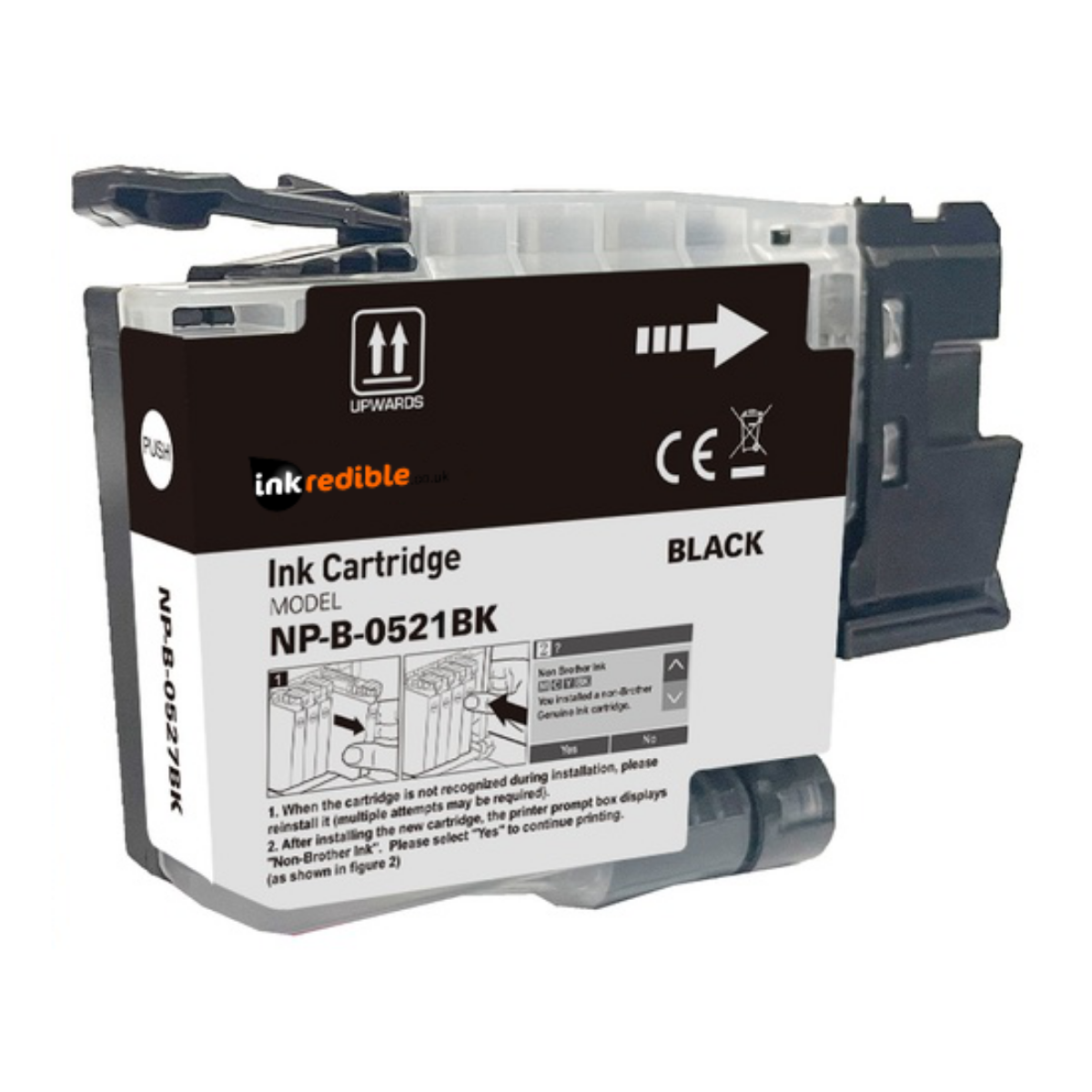 Compatible Brother LC521 Black Ink Cartridge