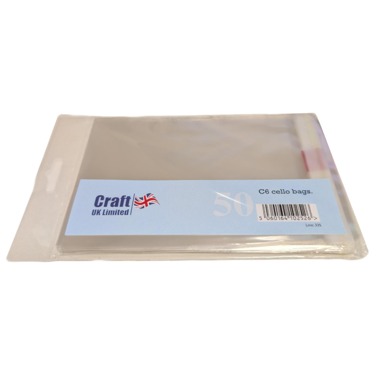 C6 Cello Bags (50 Bags)