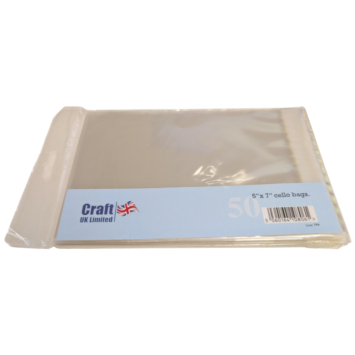 7 x 5 Cello Bags (50 Bags)