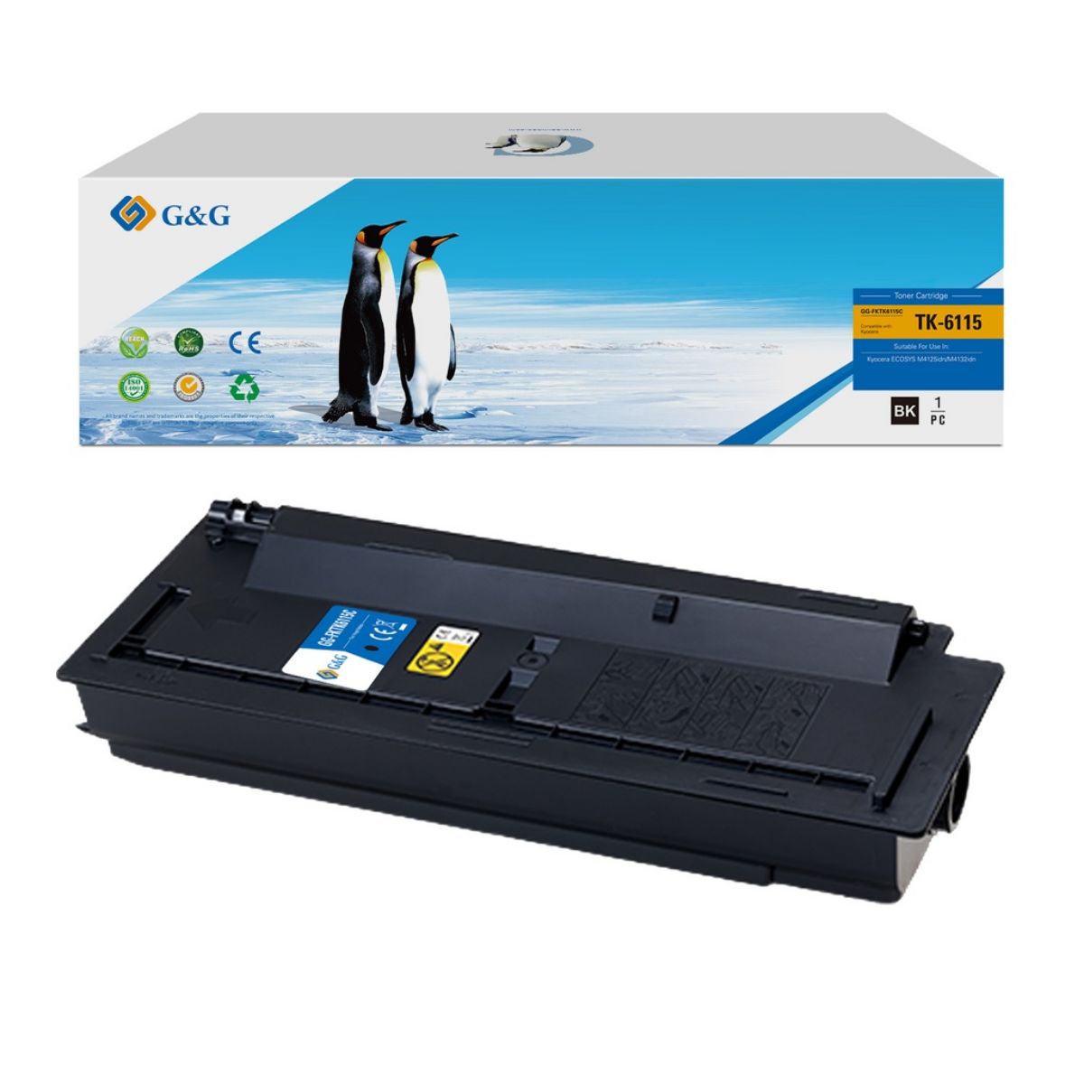 Compatible Kyocera TK-6115 Black Toner Cartridge