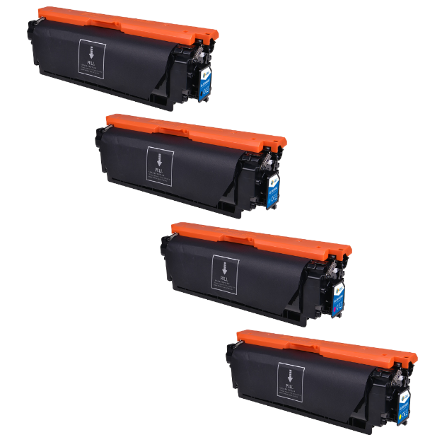 Picture of Compatible HP Color Laserjet Enterprise M555x Multipack Toner Cartridges