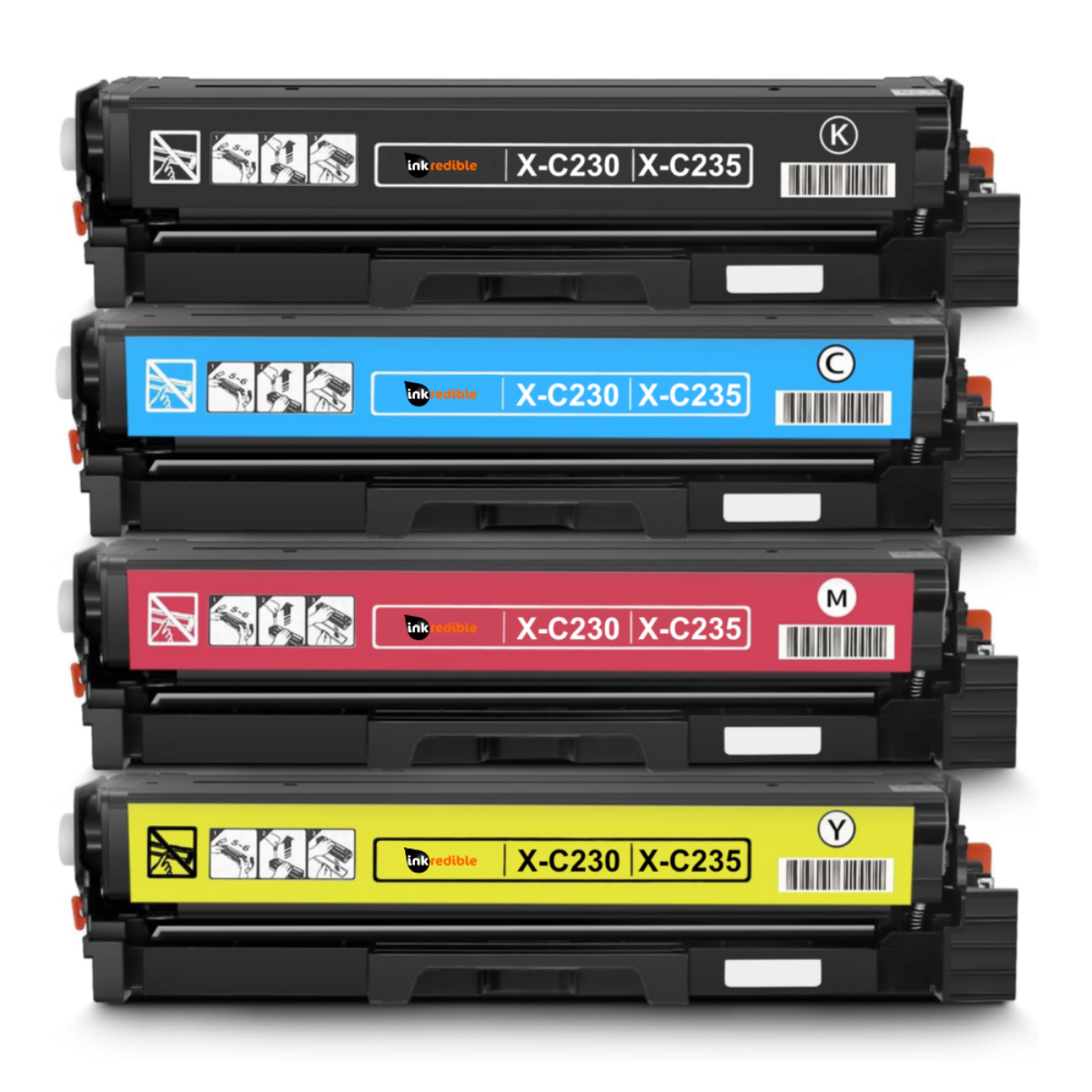 Compatible Xerox C230 High Capacity Multipack Toner Cartridges